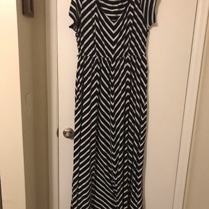 Torrid dress black and white